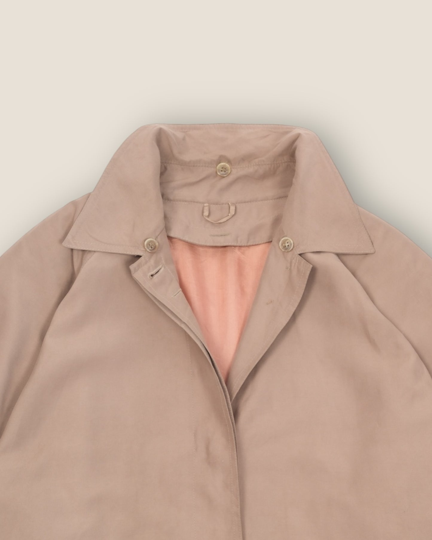 Beige/Pinkish Coat (No visible brand label)