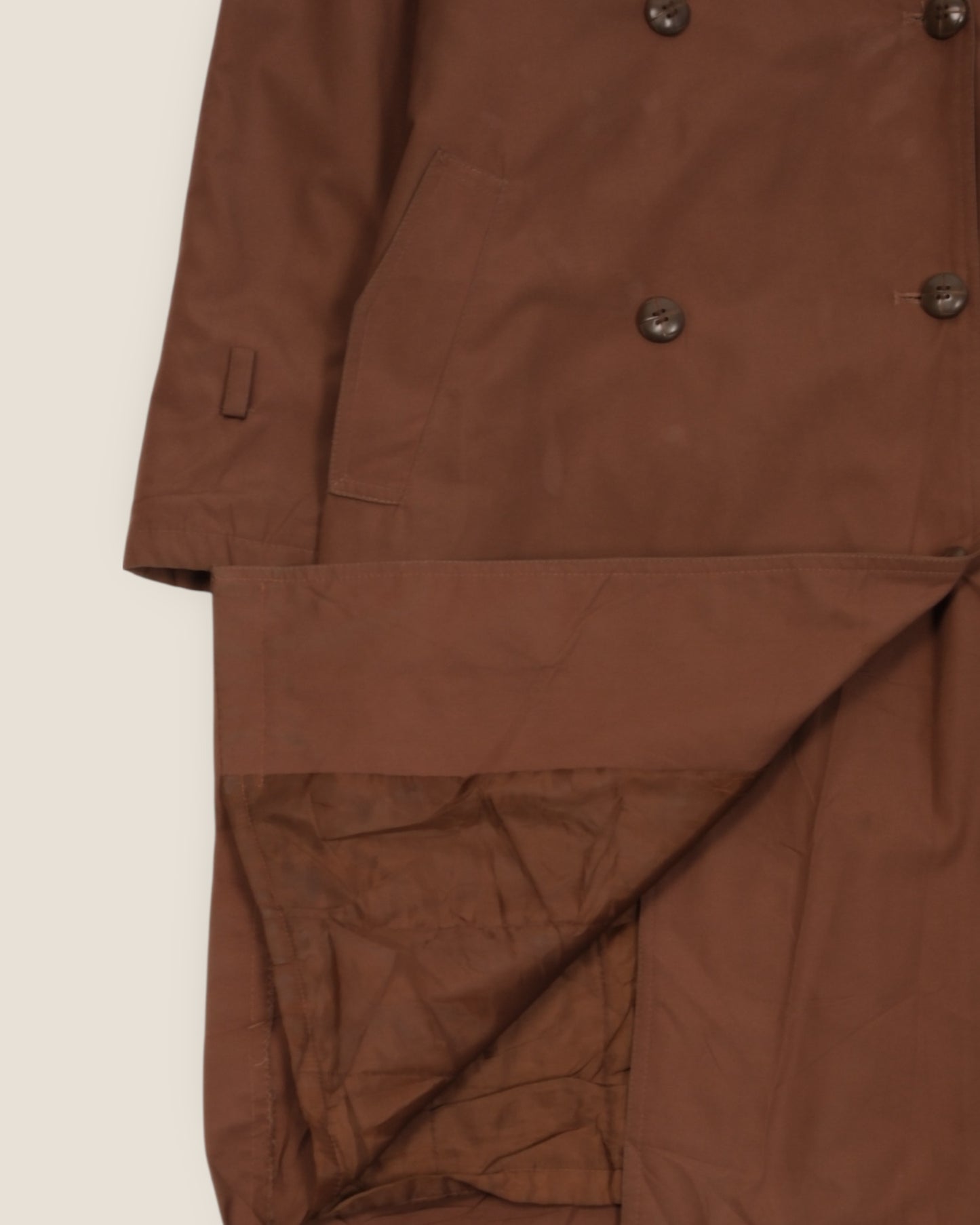 Vintage Double-Breasted Trench