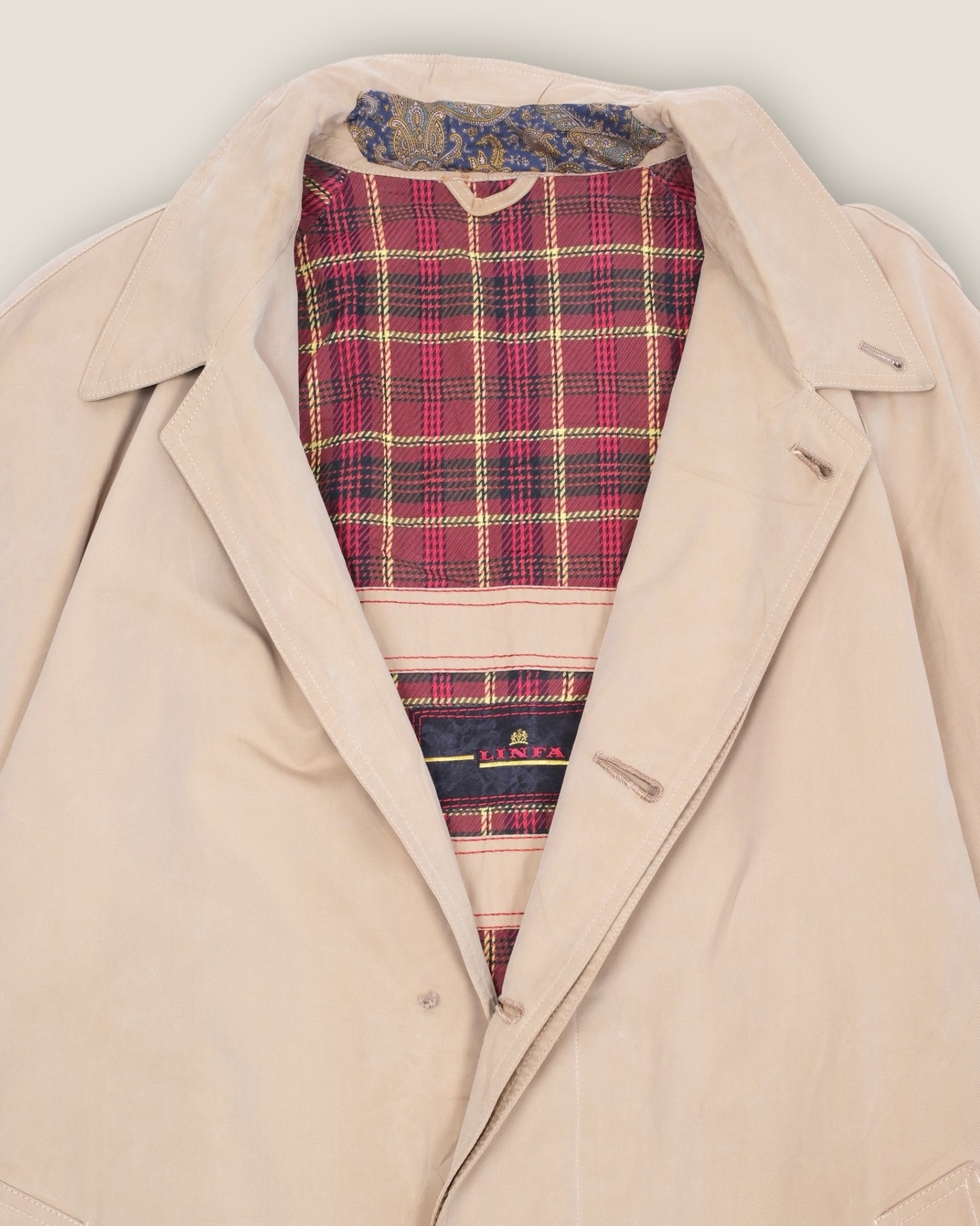 Vintage LINFA Trench Coat