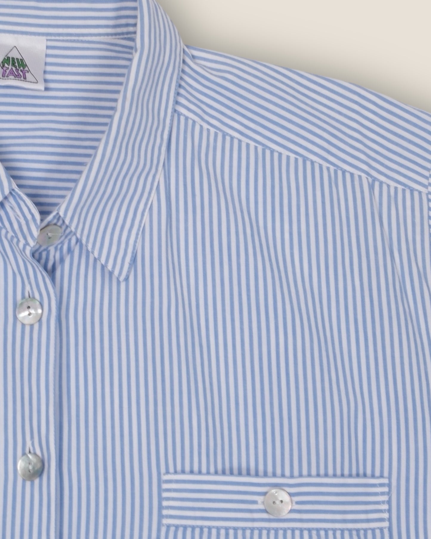 Blue/White Striped Shirt (short sleeve)