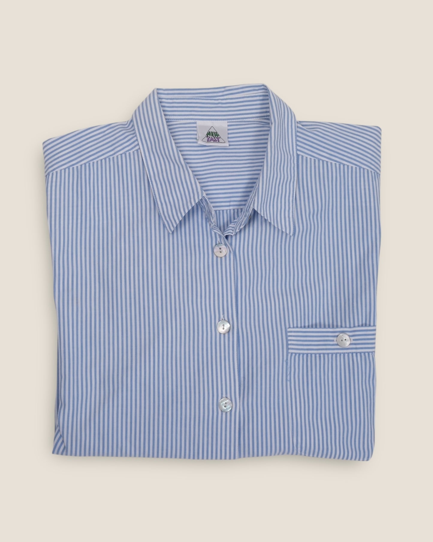 Blue/White Striped Shirt (short sleeve)
