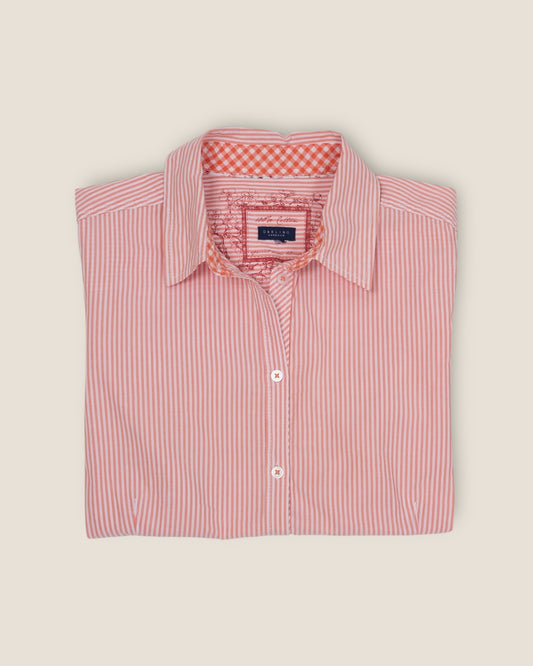 Orange/White Striped Shirt (Darling Harbour)