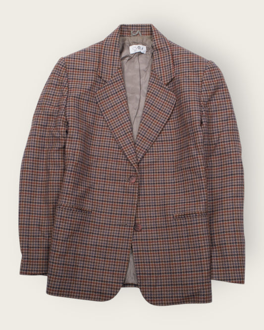 Alia Tailored Blazer – Made in Italy, Rust Tones