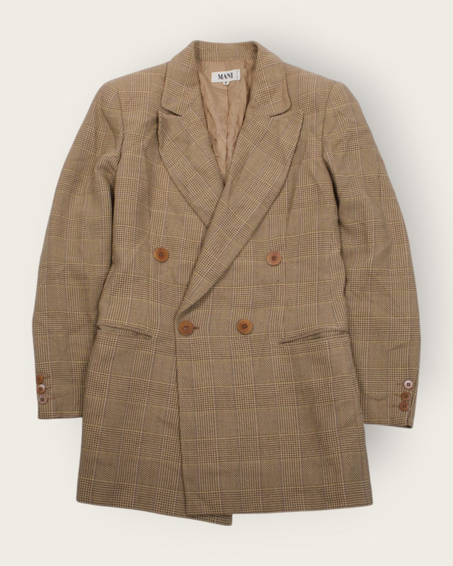 MANI by Giorgio Armani – Double-Breasted Camel Blazer
