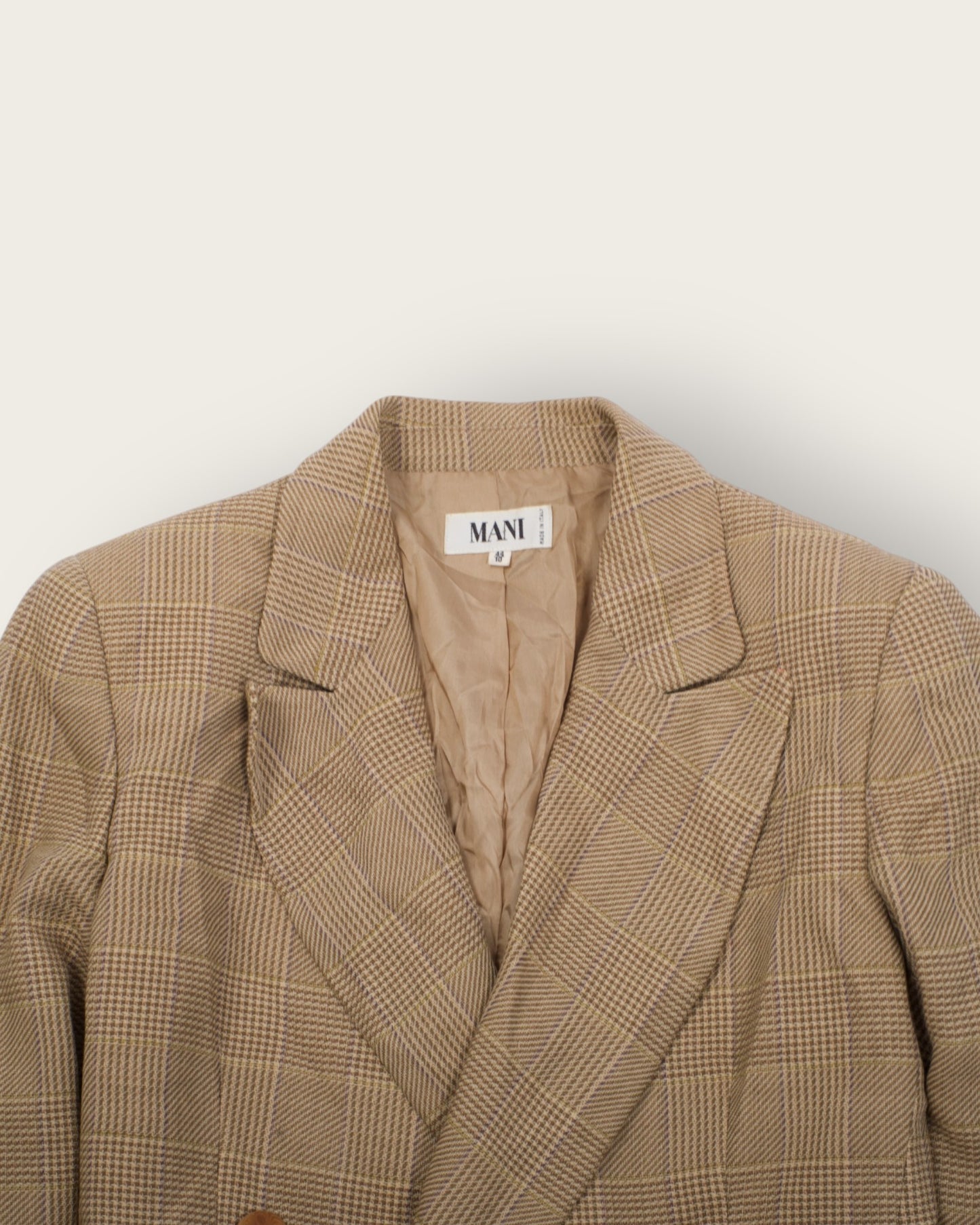 MANI by Giorgio Armani – Double-Breasted Camel Blazer