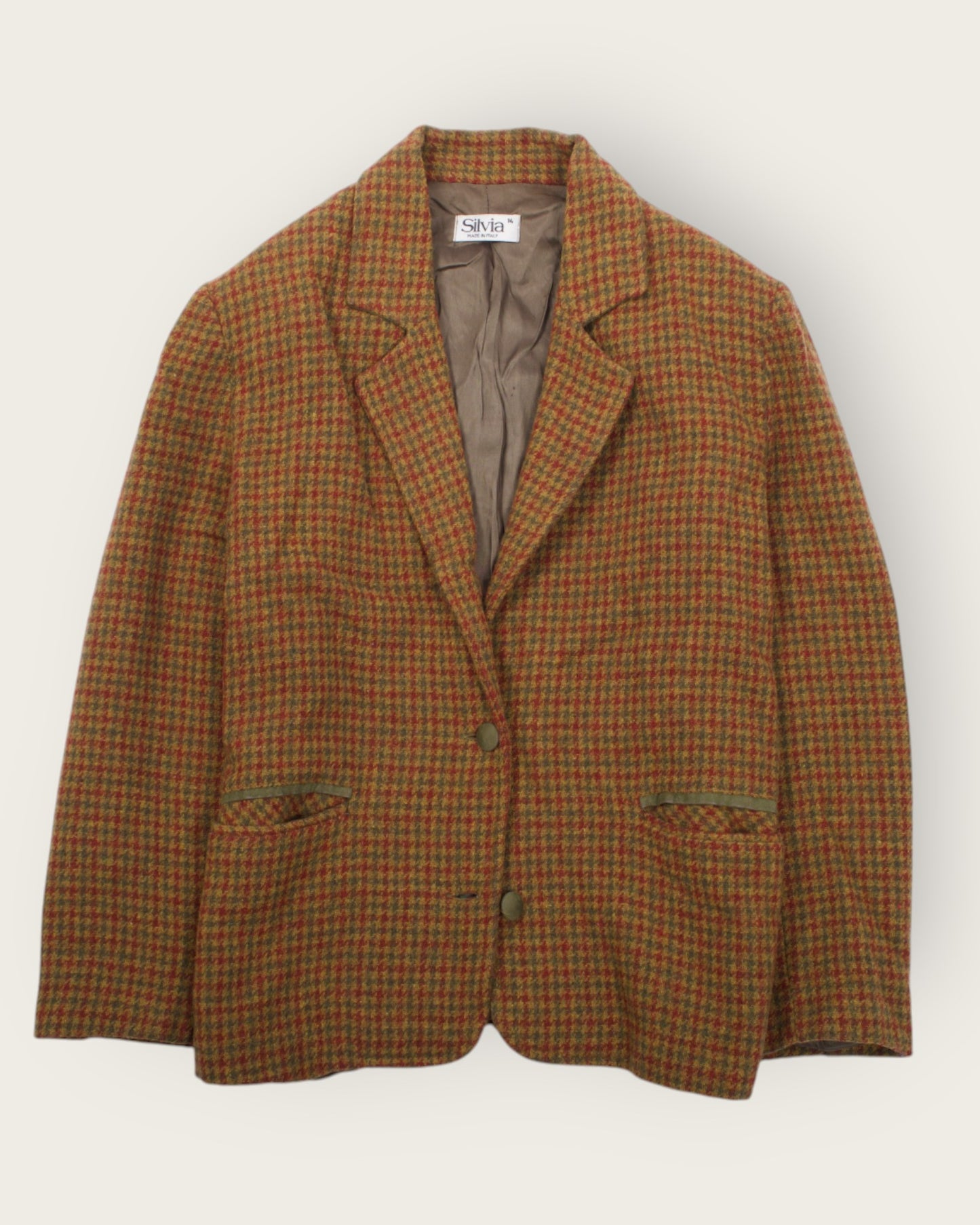 Silvia Houndstooth Blazer