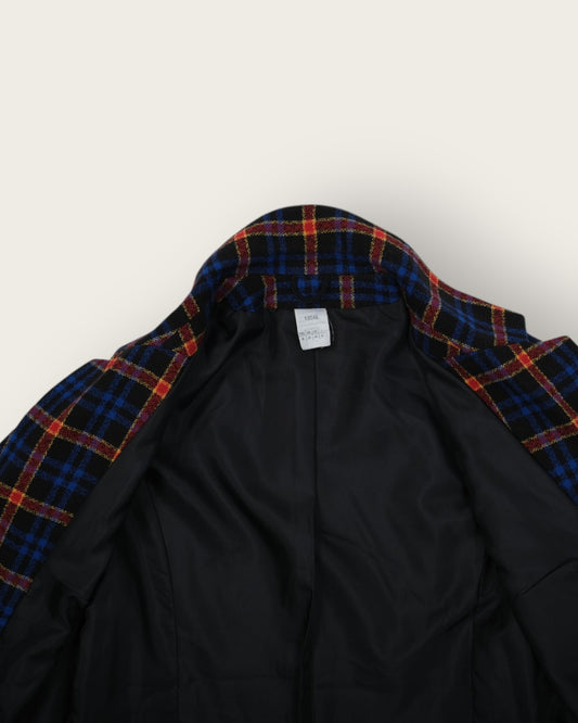 Mint Jewel Button Blazer – Collarless Structured Fit