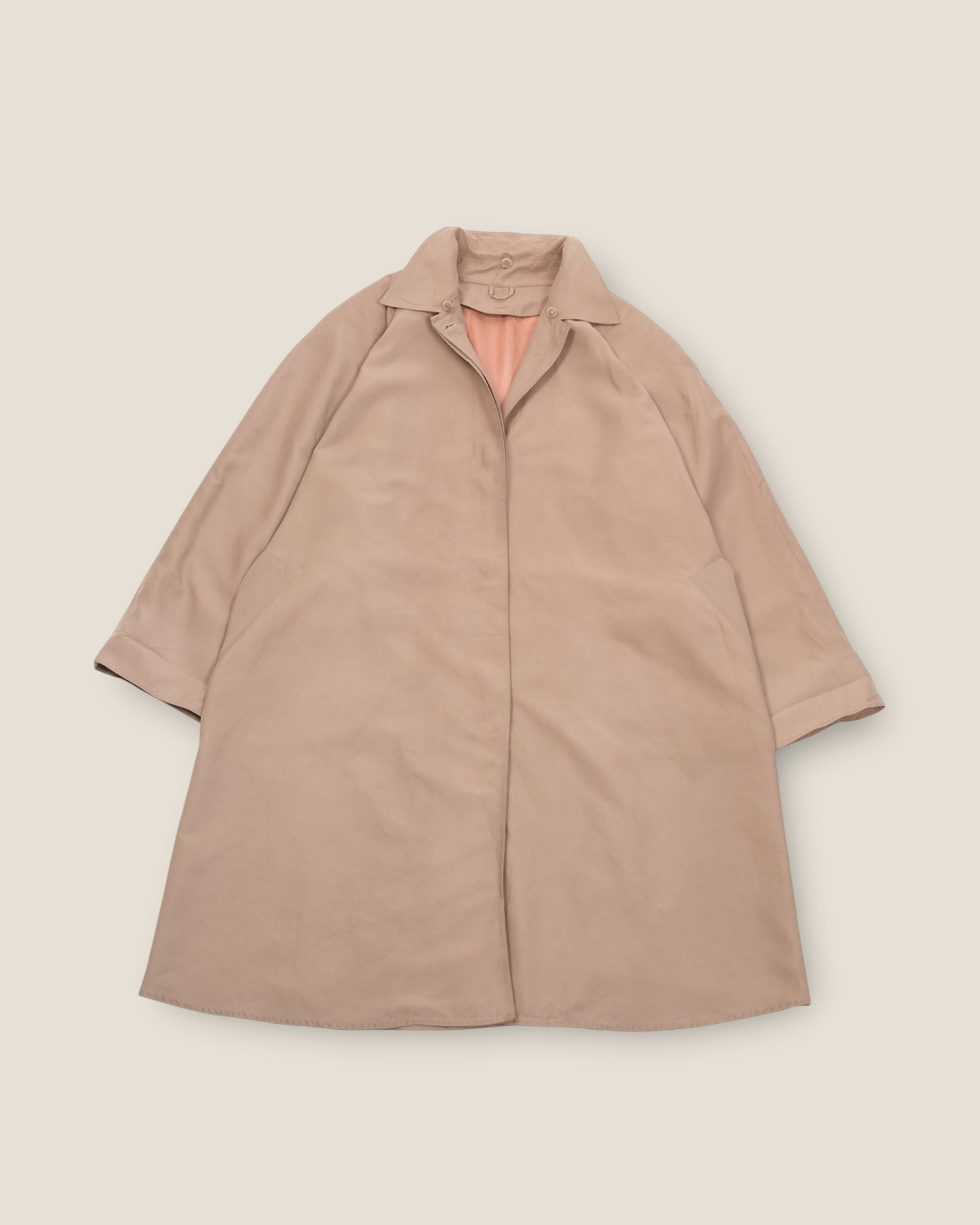 Beige/Pinkish Coat (No visible brand label)